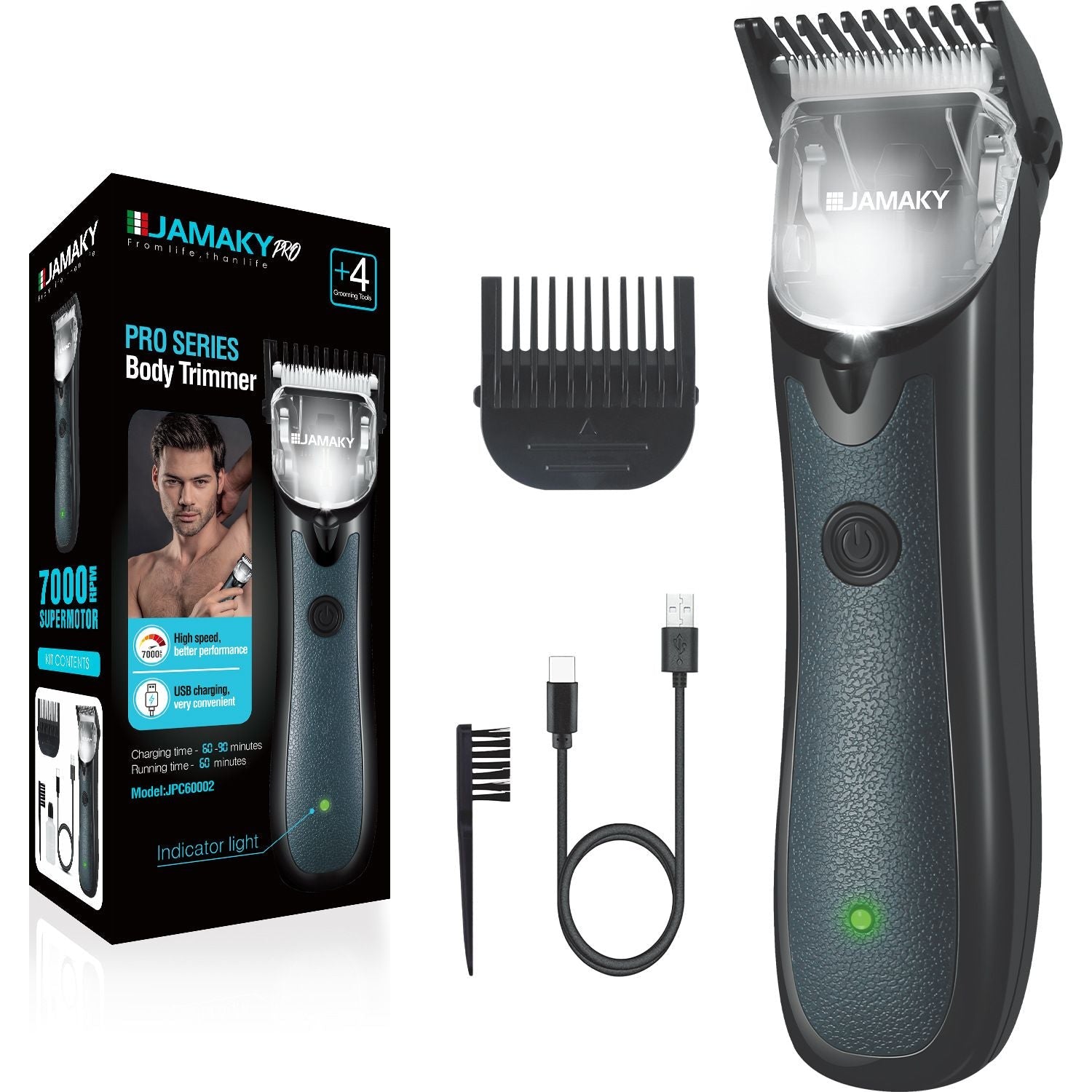 4-in-1 Hair Trimmer Grooming Kit
