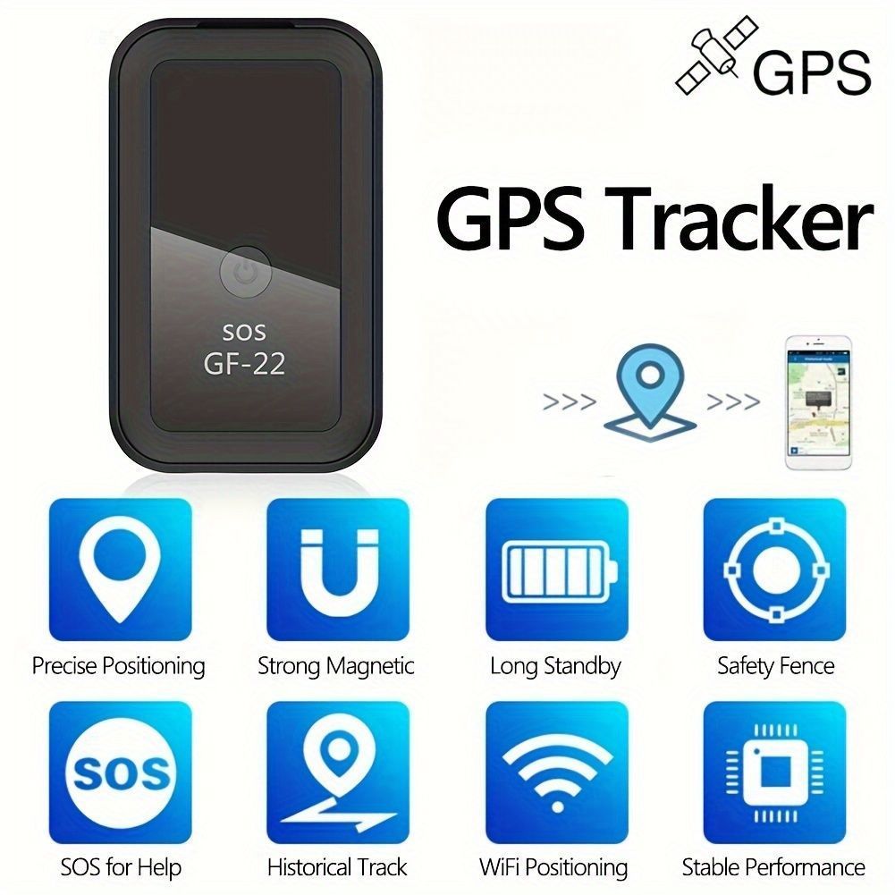 Mini GPS Tracker for Vehicles Magnetic GPS Car Locator for Trucks Kids Elder Pets