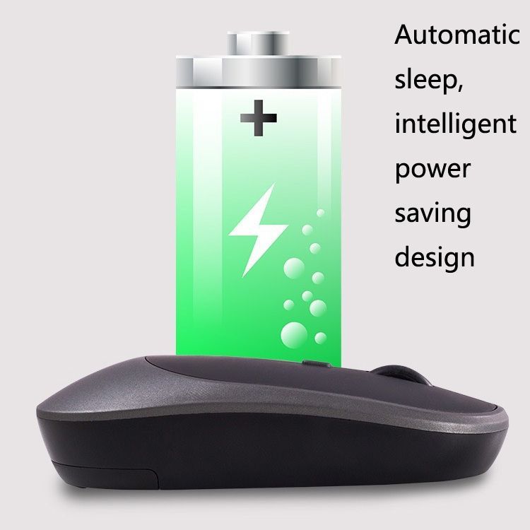 M030 Office Mute Mouse Wireless (Black) Wireless (Black)