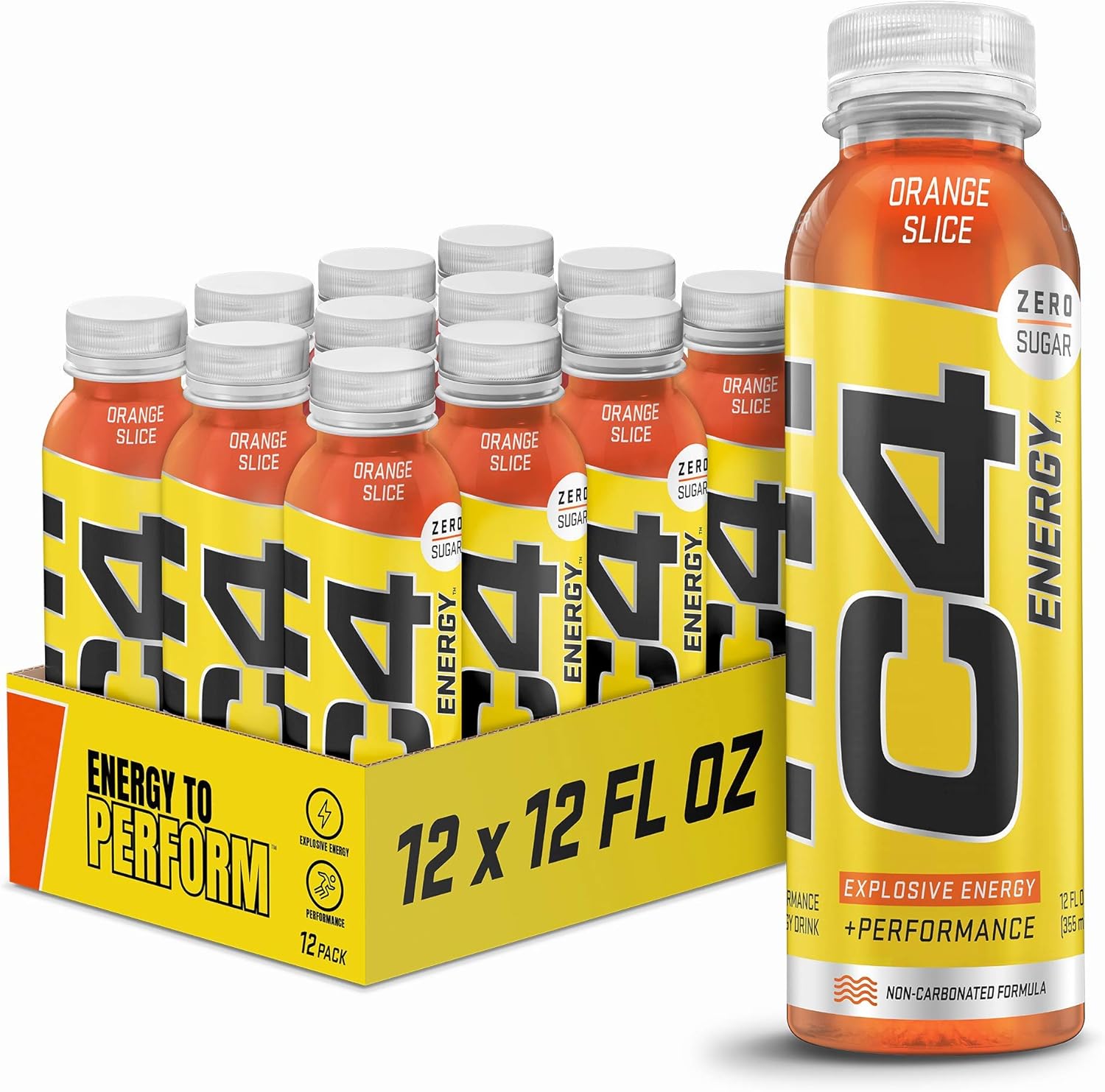 C4 Energy Non-Carbonated Orange Slice12 FL OZ (355 ml)