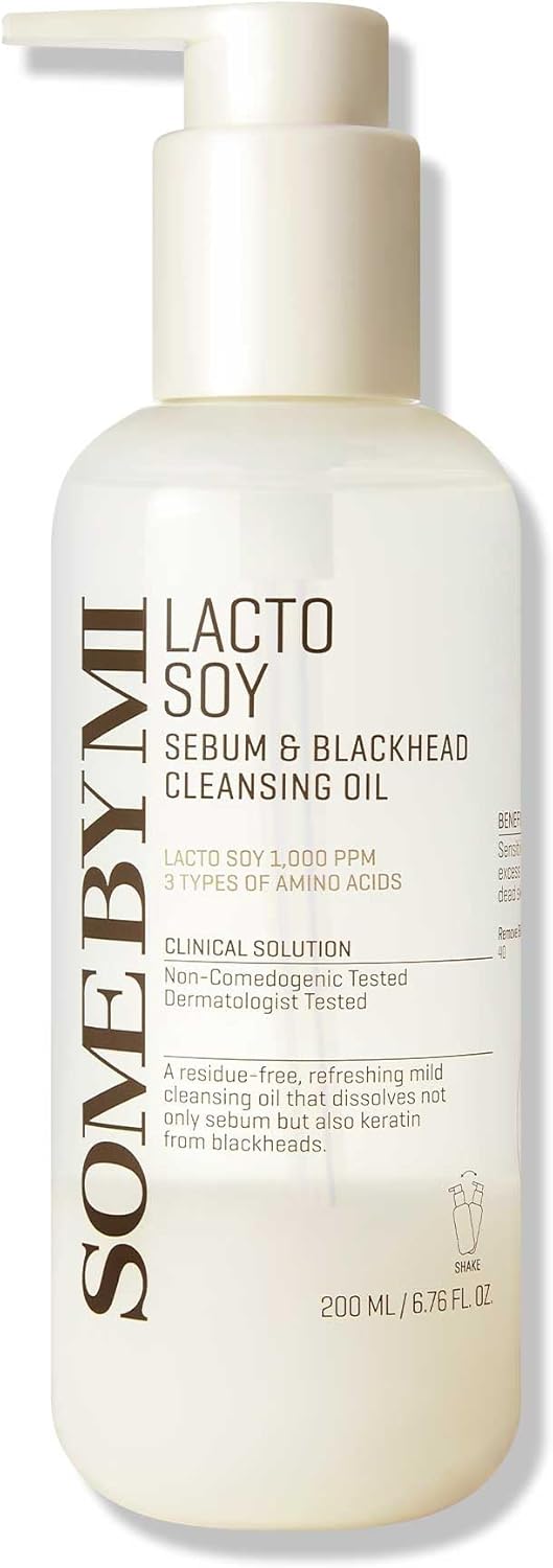 زيت منظف البشرة Some By Mi Lacto Soy Sebum Blackhead Cleanser Oil 200 مل