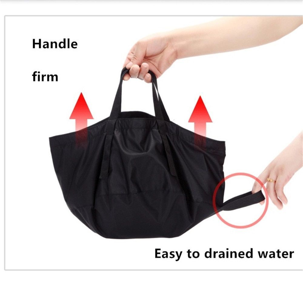 Collapsible Bucket Outdoor Folding Water Basin Portable Water Container For Travel Camping