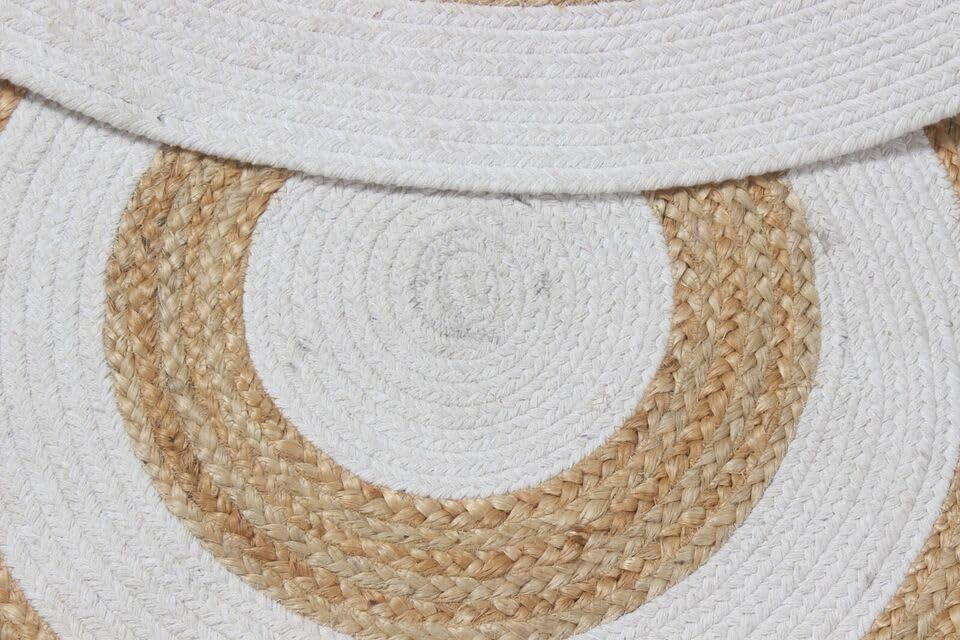 AIESY® Beautiful Handwoven Jute Reversible Carpet for Room