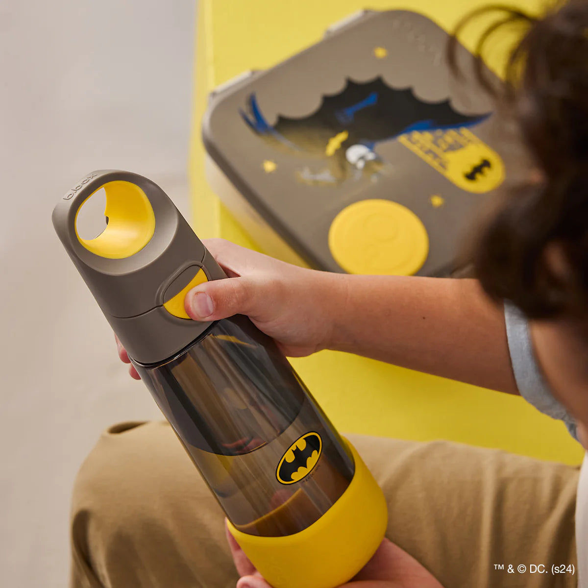 b.box Tritan Drink Bottle 600ml - Batman