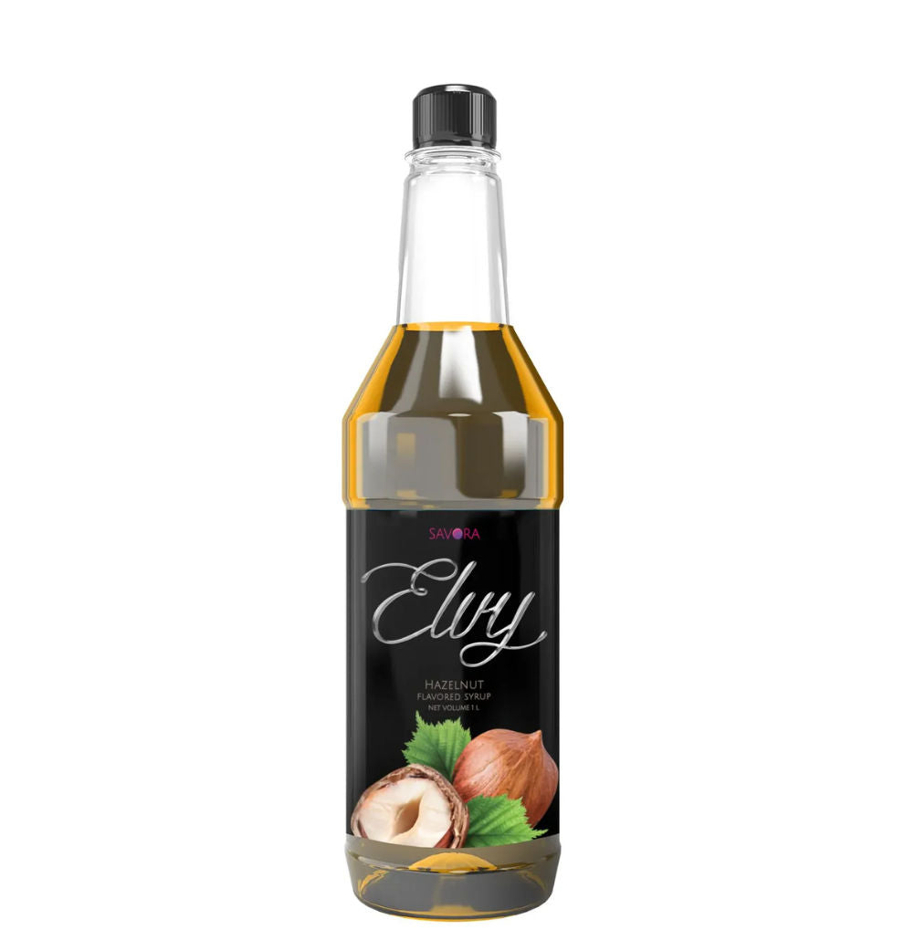Elvy Hazelnut Flavored Syrup 1 Litre
