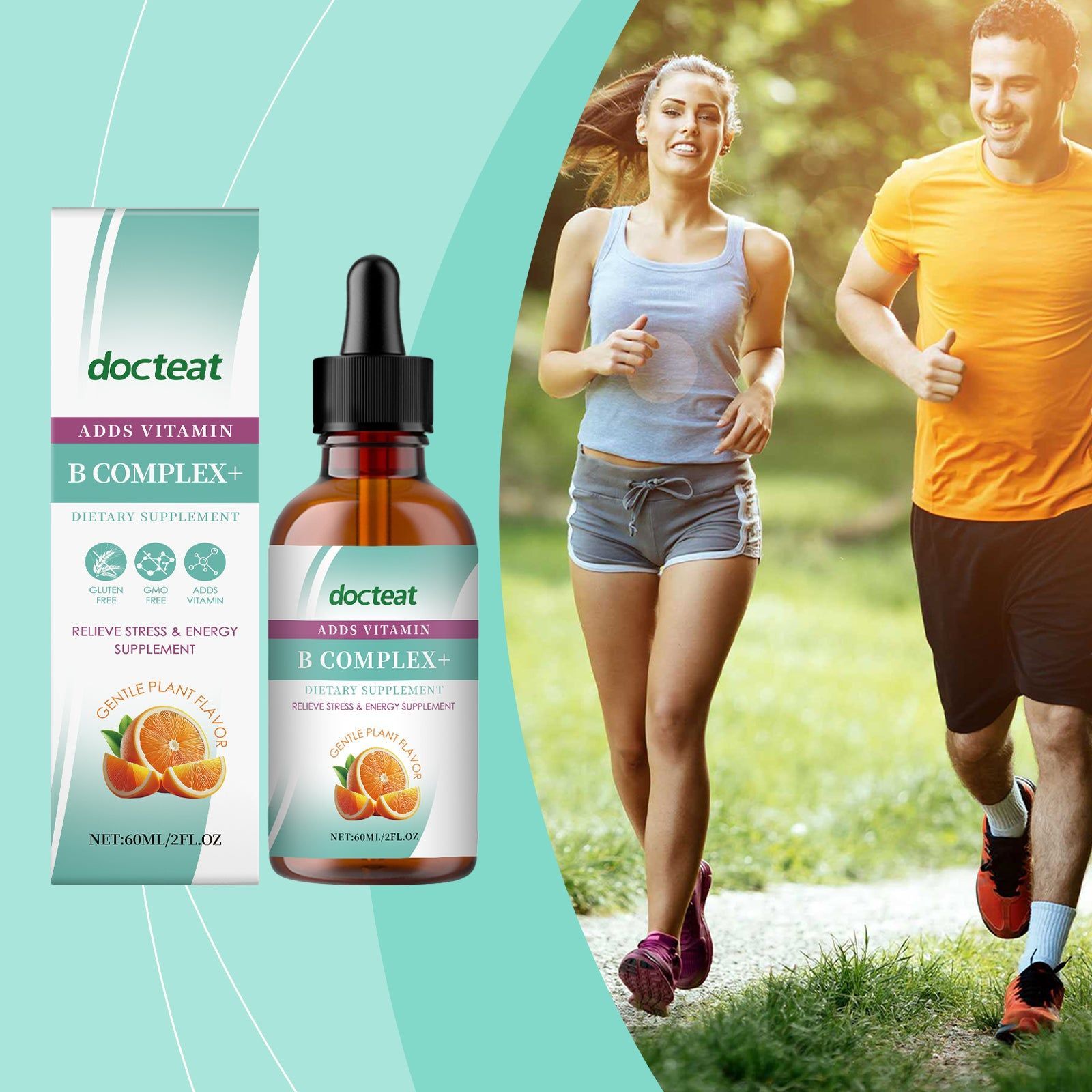 Boost Your Body Care with Vitamin B Complex Drops, Easy Daily Wellness Solution ,60ml