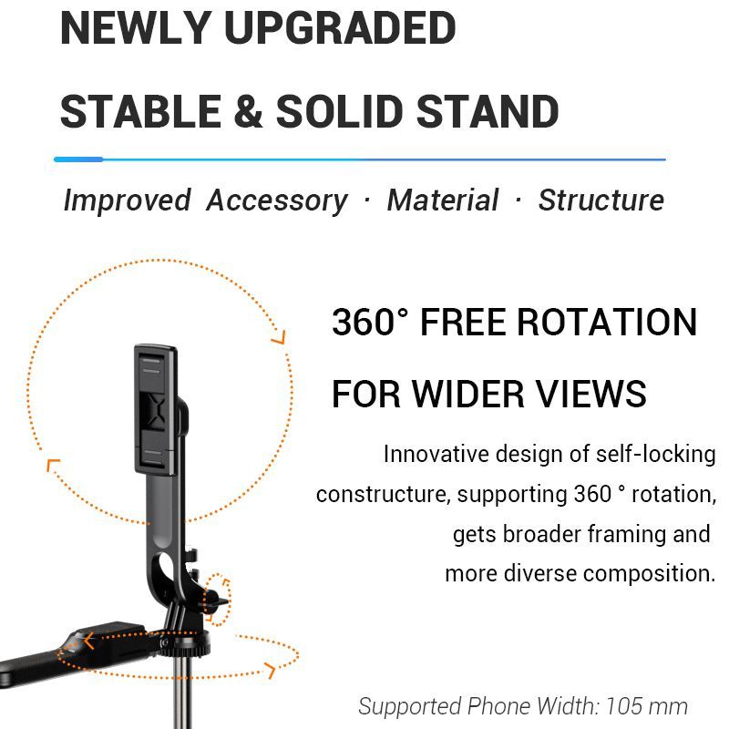 Selfie Stick Extendable Selfie Stick Tripod With Wireless Remote Tripod Stand