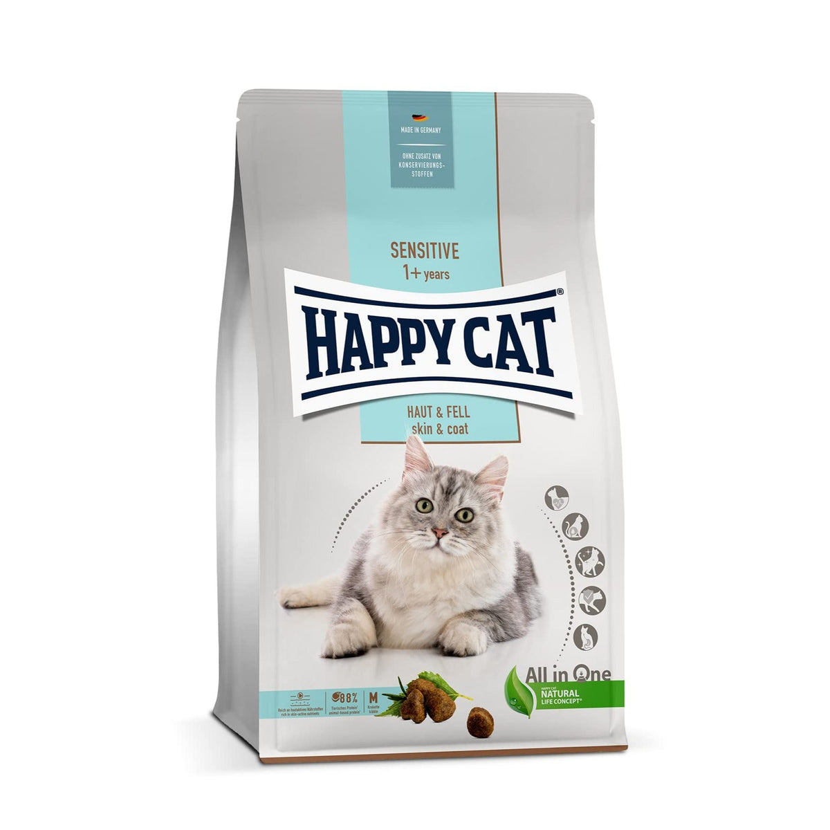 Happy Cat Sensitive Haut&Fell (Skin&Coat) - 1.3kg