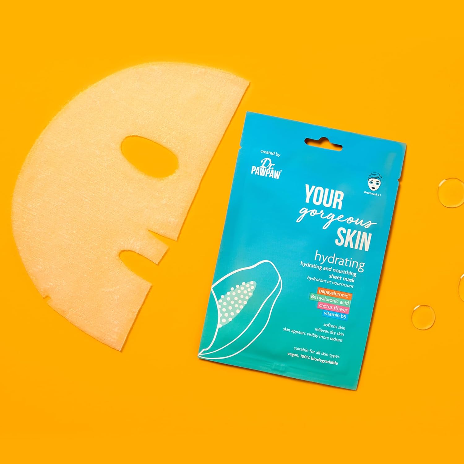 Dr Pawpaw Hydrating Sheet Mask 25ml
