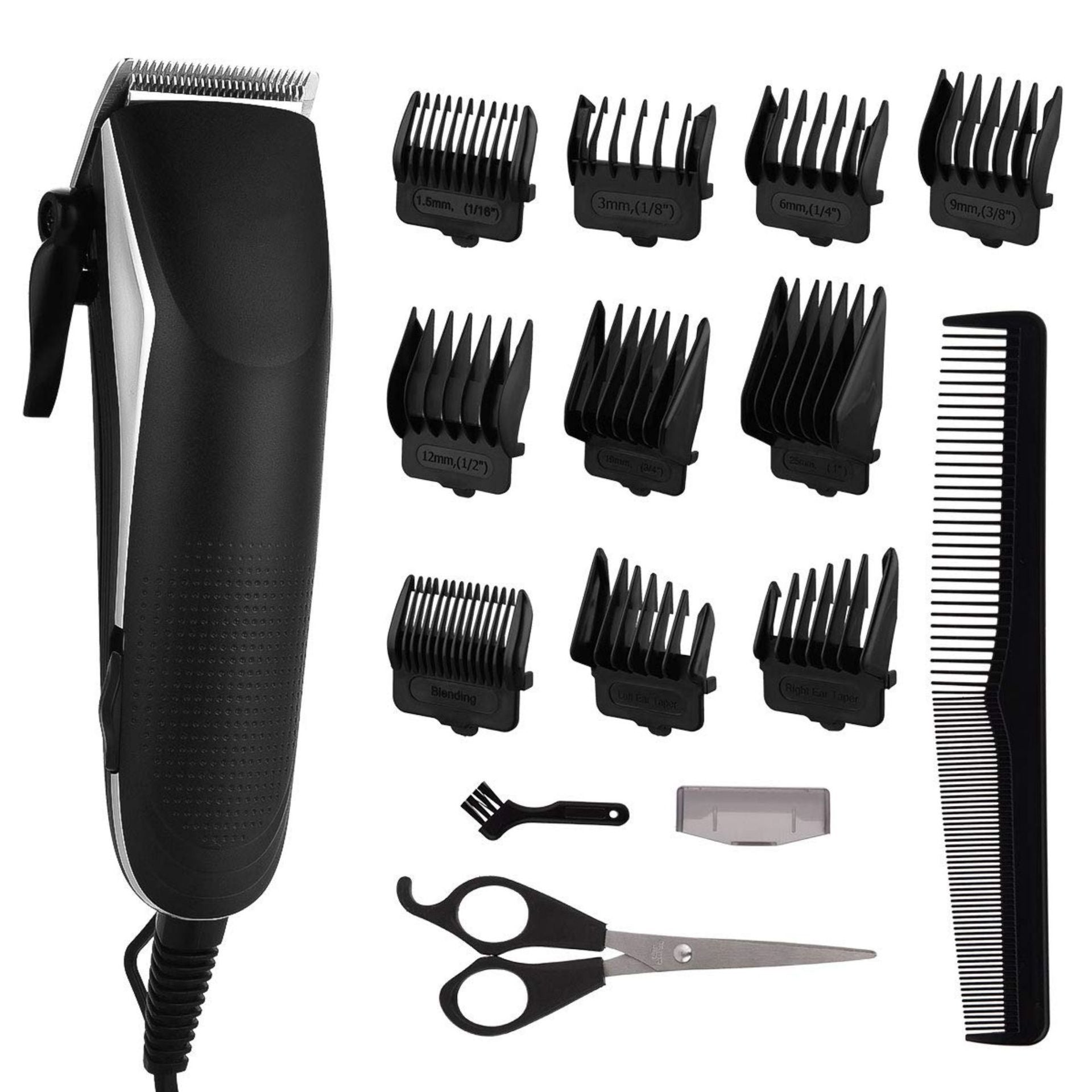 Hair Clipper with 10 Guide Combs, USB Rechargeable