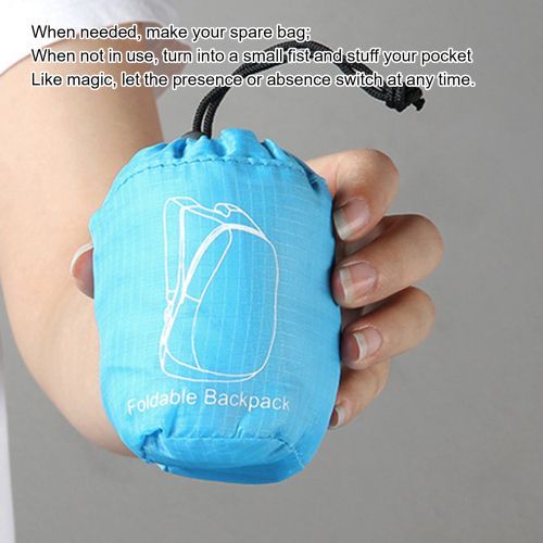 Packable Backpack Durable Lightweight Bag With Large Capacity For Outdoor