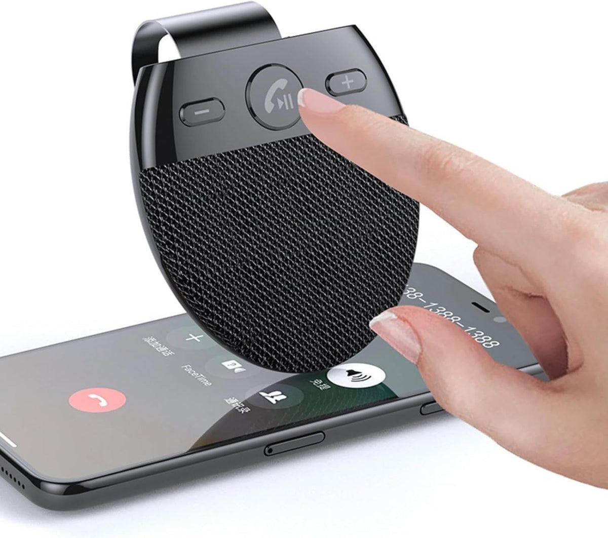 Hands Bluetooth Car Speaker with Visor Clip for Cars Phone Speaking