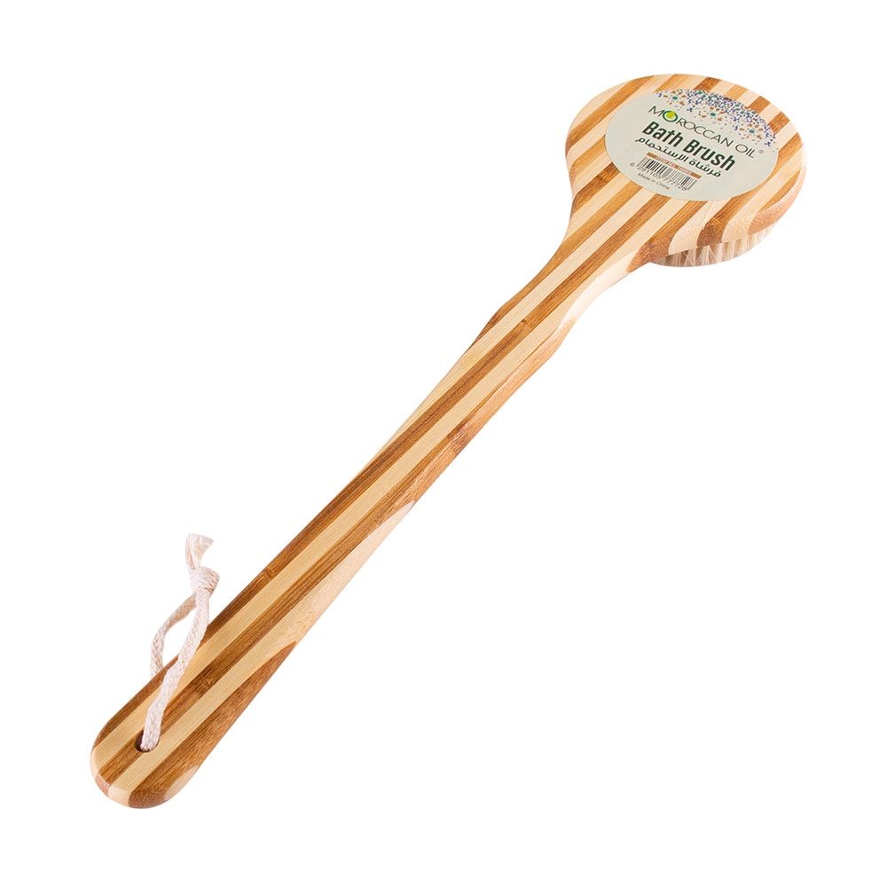 Moroccan Oil Bath Brush, Long Handle, 199Bs