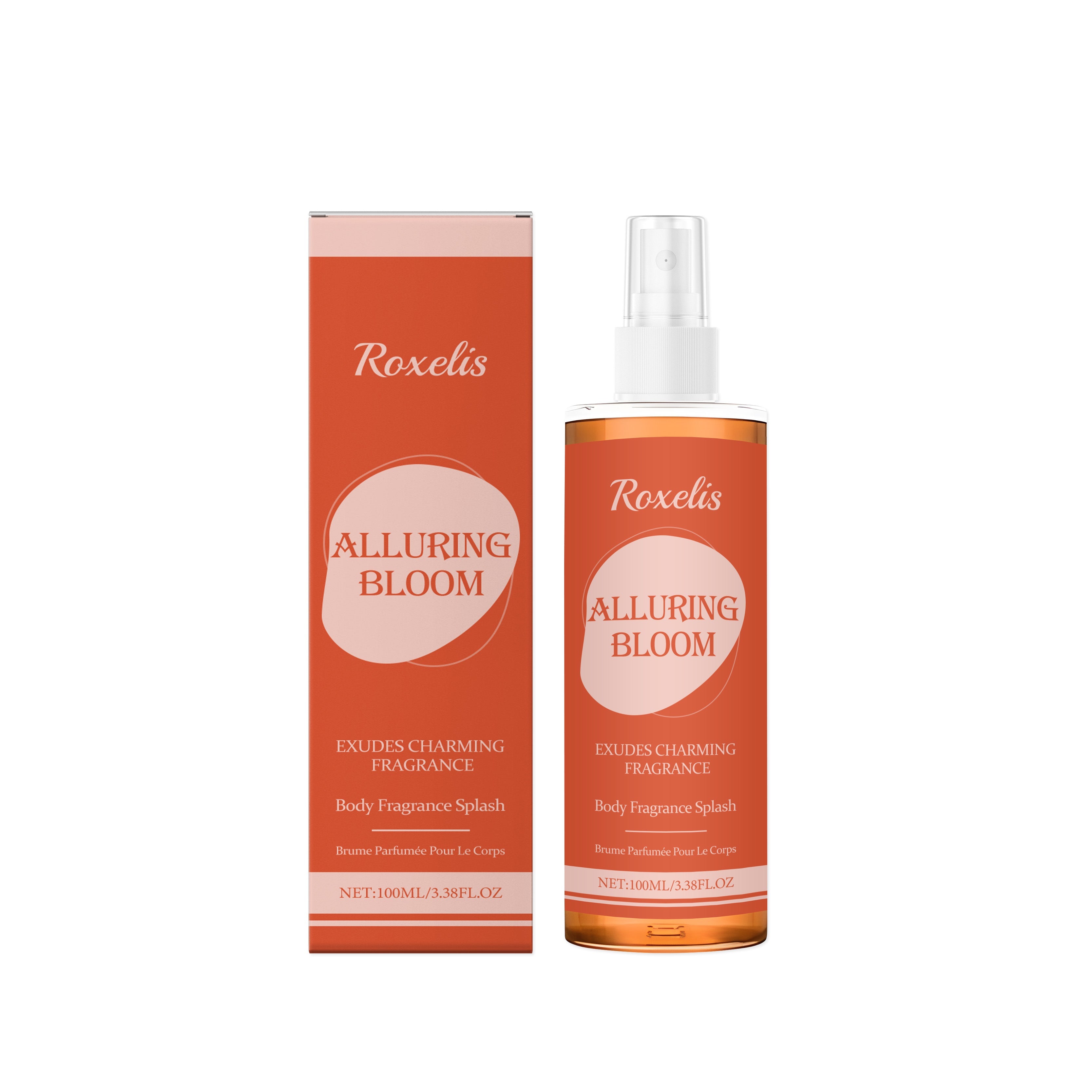 Amber Perfume Body Spray, Long-lasting, Light Mist, Elegant Fragrance ,100ml