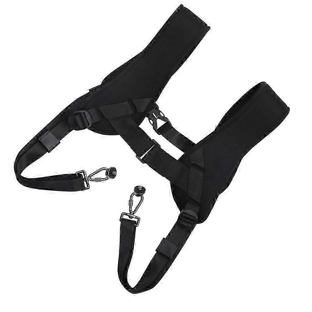 Nylon Double Camera Shoulder Harness Strap With Quick Release Plates
