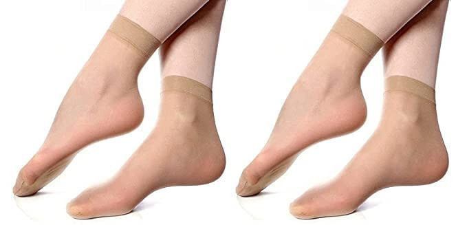 Ultra-Thin Nylon Summer Skin Socks for Women's