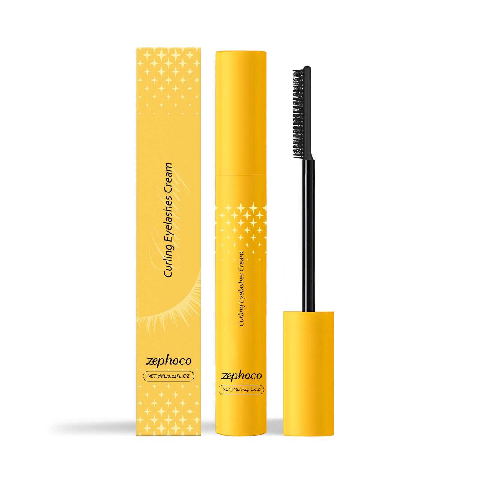 Curling Mascara Natural Length, Long Lasting, Smudge-Proof, Portable ,7ml