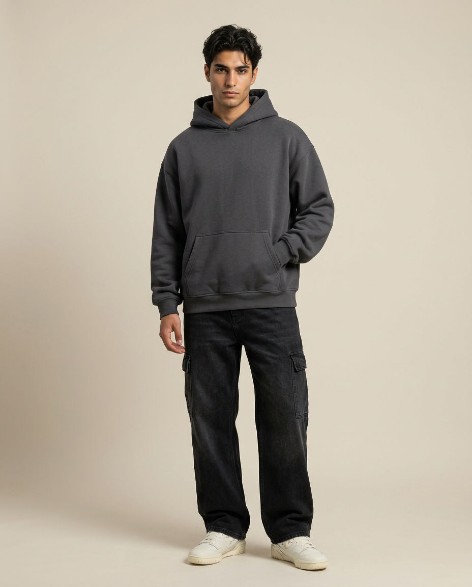 Okapi Dark Grey Canopy Hoodie
