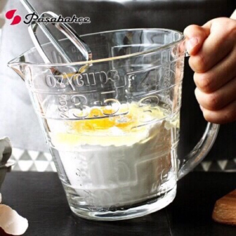 Pasabahce Basic Glass Kitchen Measuring Cup Jug