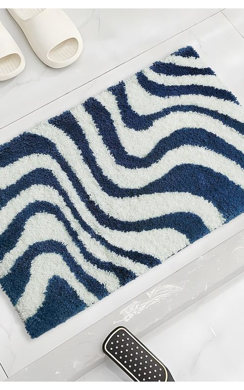 AIESY® Beautiful Microfiber Non Slip Bath Mat for Bathroom