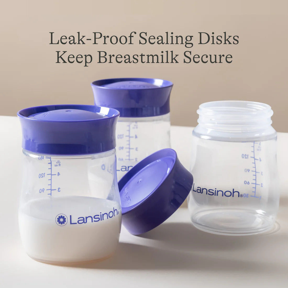 Lansinoh Breastmilk Storage Bottles (Pack of 4)