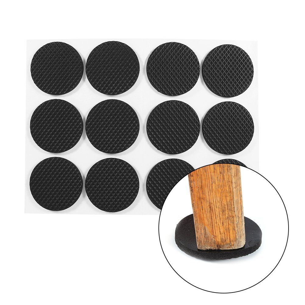 Non-slip Self-adhesive Rubber Feet Pads Black Funiture Chair Pads Protector Floor Protectors