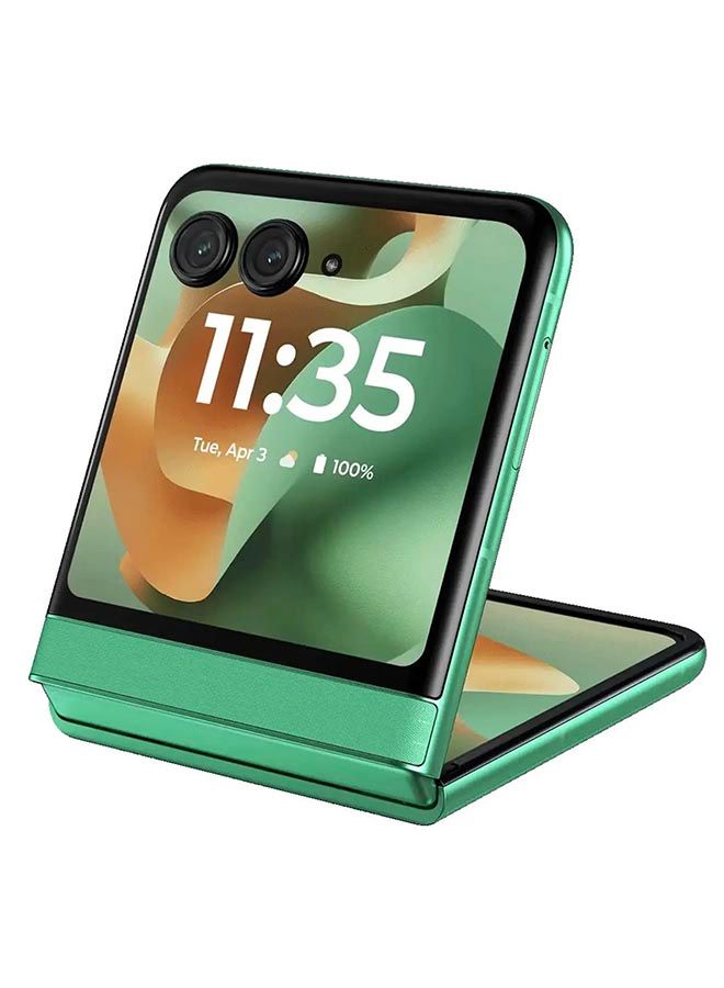 موتورولا رازر 60 5G 256 جيجابايت 8 جيجابايت رام بانتون سبرينغ باد (أخضر)