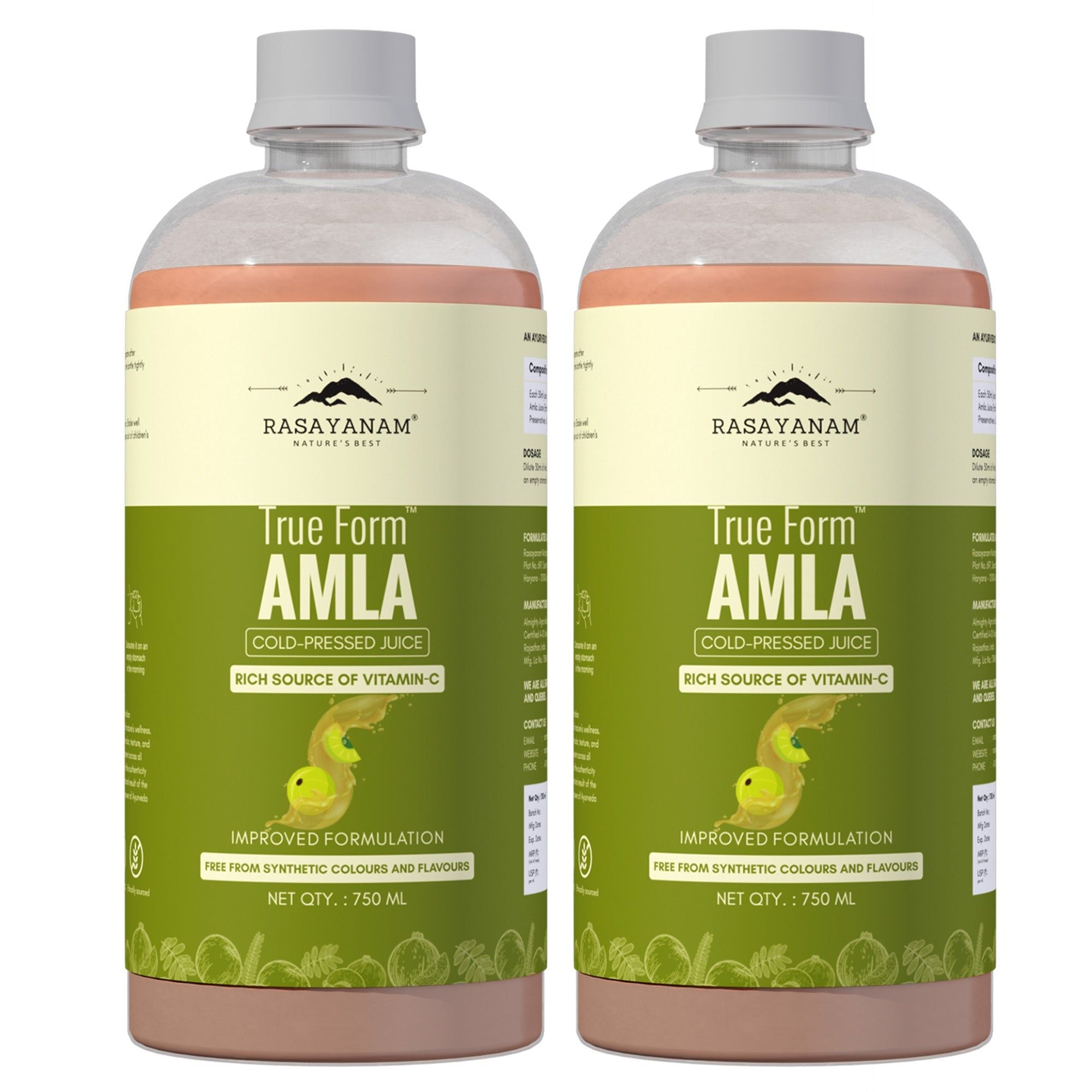 Rasayanam Pure Amla Juice - 750 ML