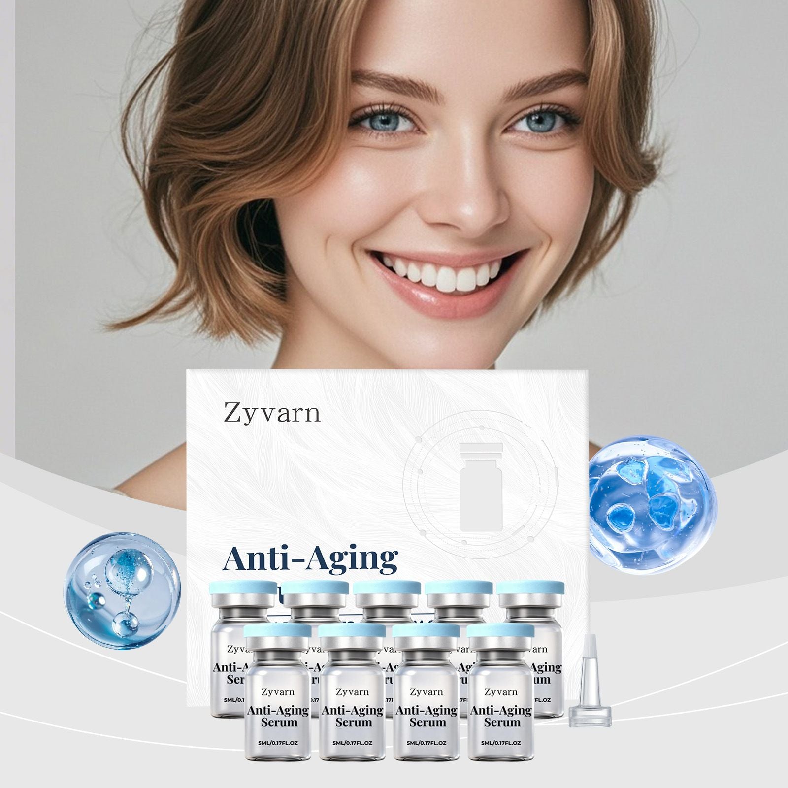 5mlx9 Facial Serum Set with Hydrating and Travel Size