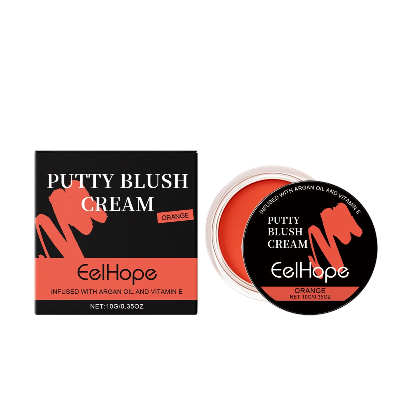 Blush Color Clay, Natural Red Face Makeup, Long-lasting, Soft Luster ,10g