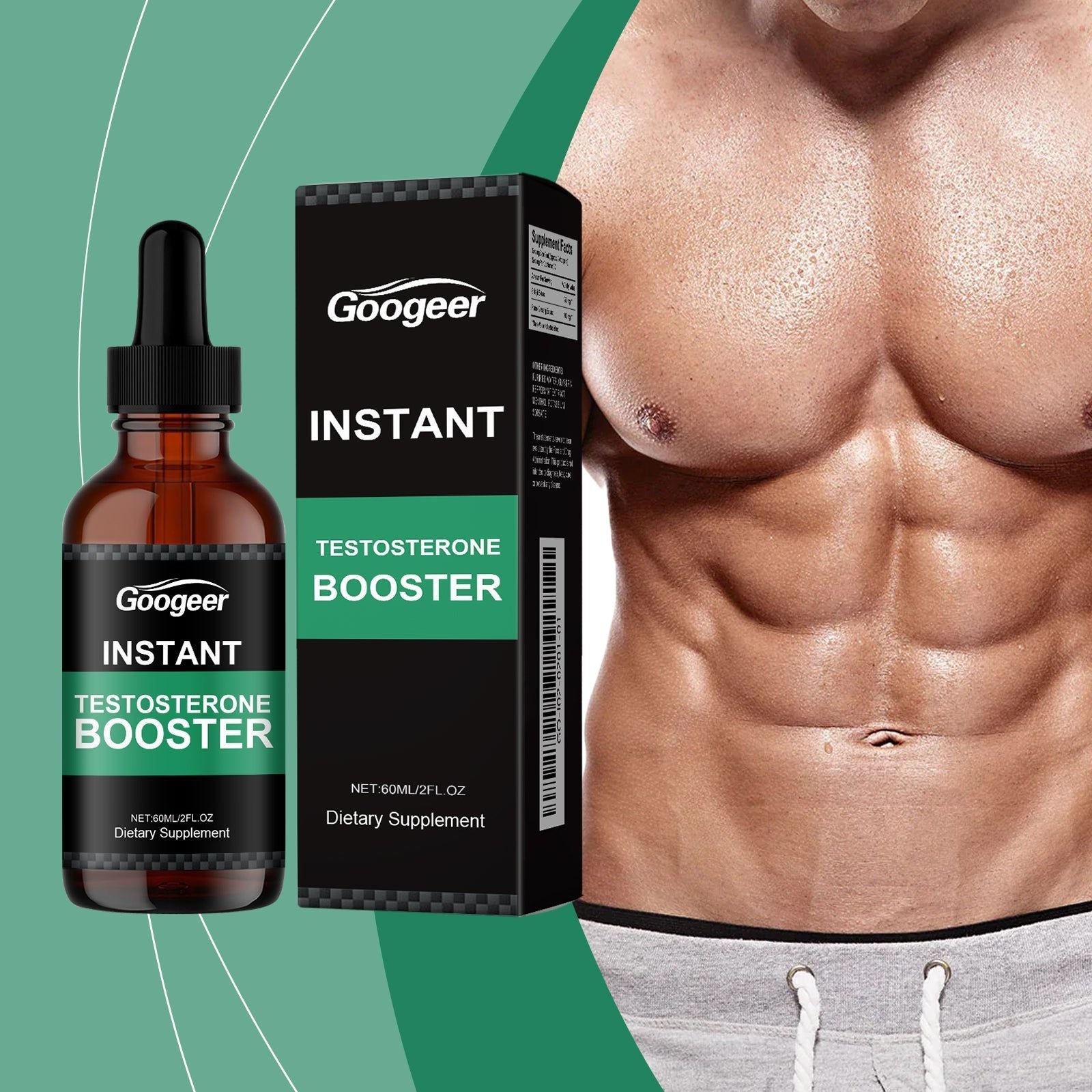 Boost Energy and Vitality with Testosterone Body Care Drops, Natural Supplements ,60ml