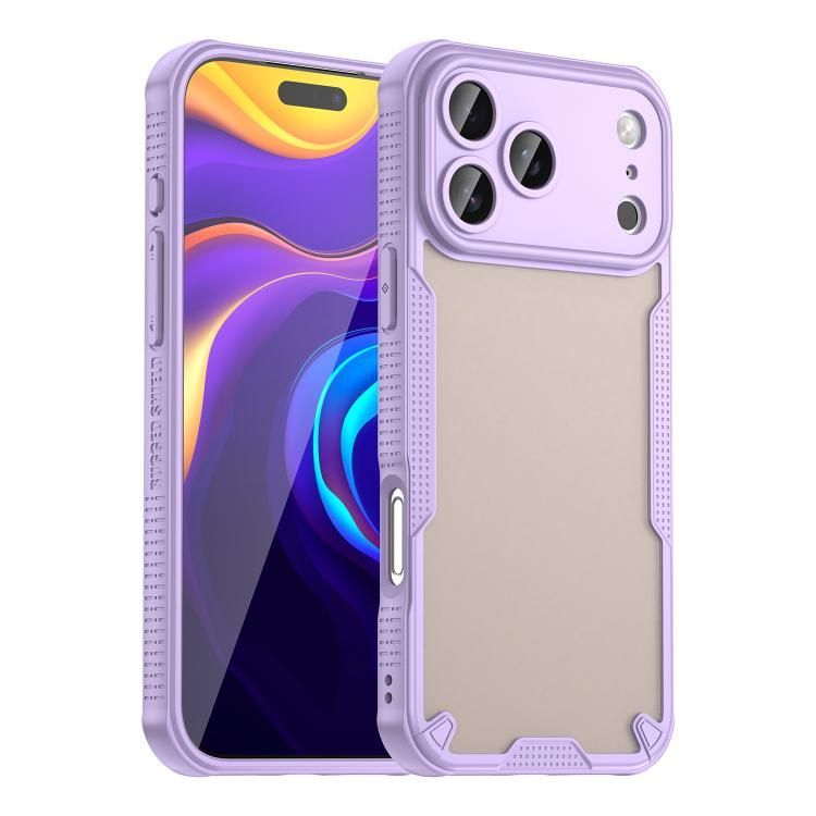 For iPhone 18 Pro Max / iPhone 17 Pro Max Armor Glaze PC Hybrid TPU Phone Case