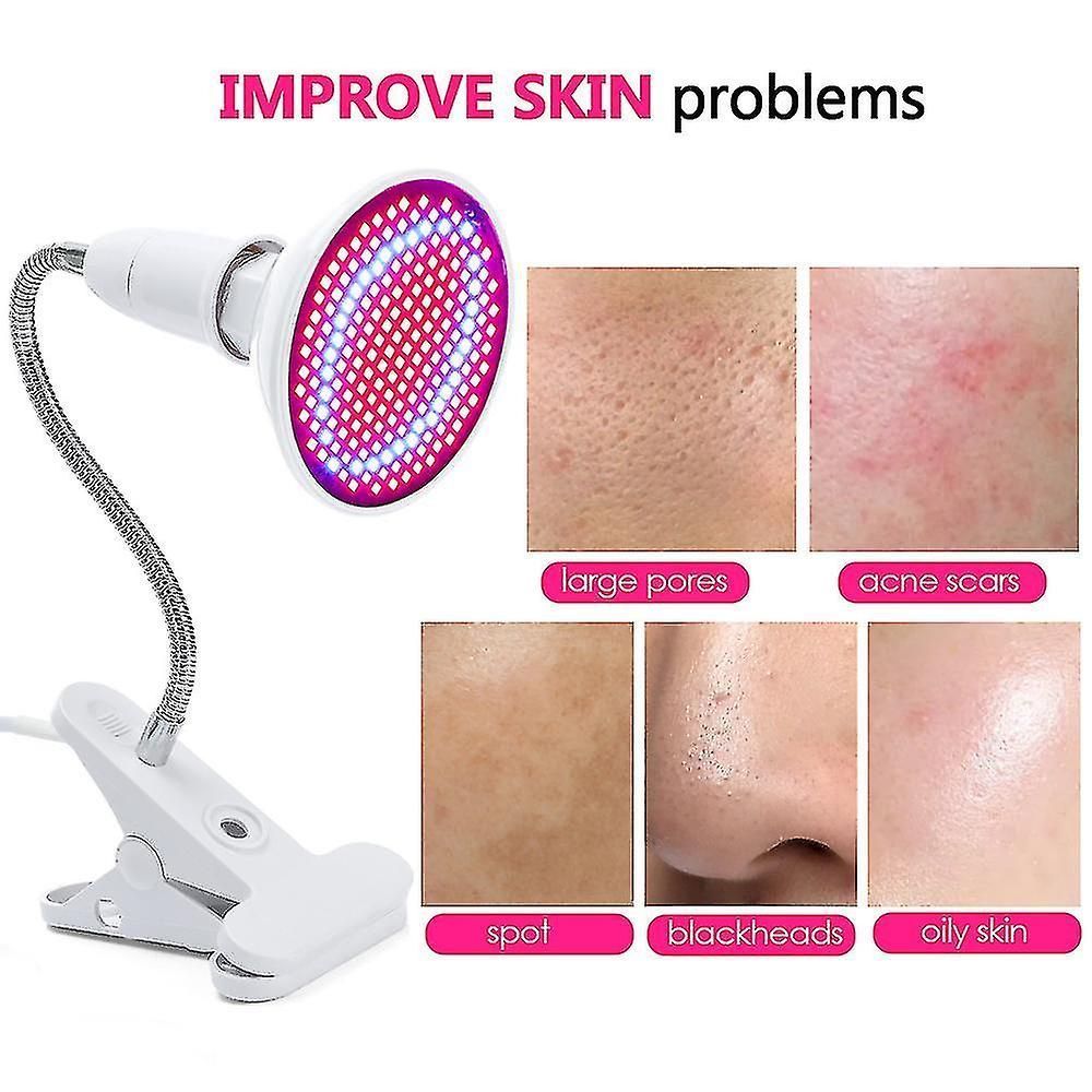 660nm 850nm Red Light Therapy Full Body Beauty Light Lamp Facial Rejuvenating Skin Care Infrared 200leds Physical Acne Treatment