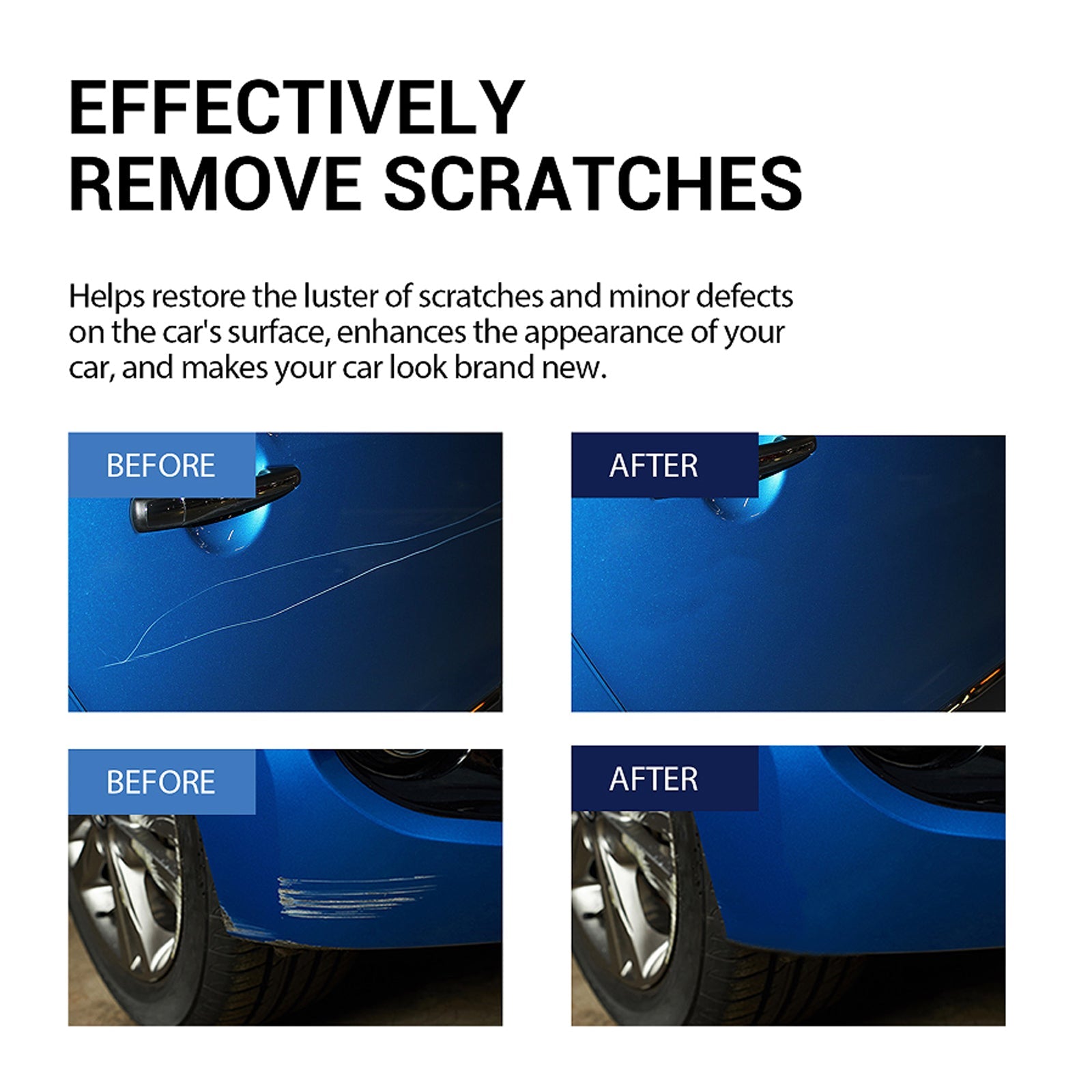 Car Scratch Care, Easy Repair, Car Polish, Scratch Remover, Car Detailing ,1set