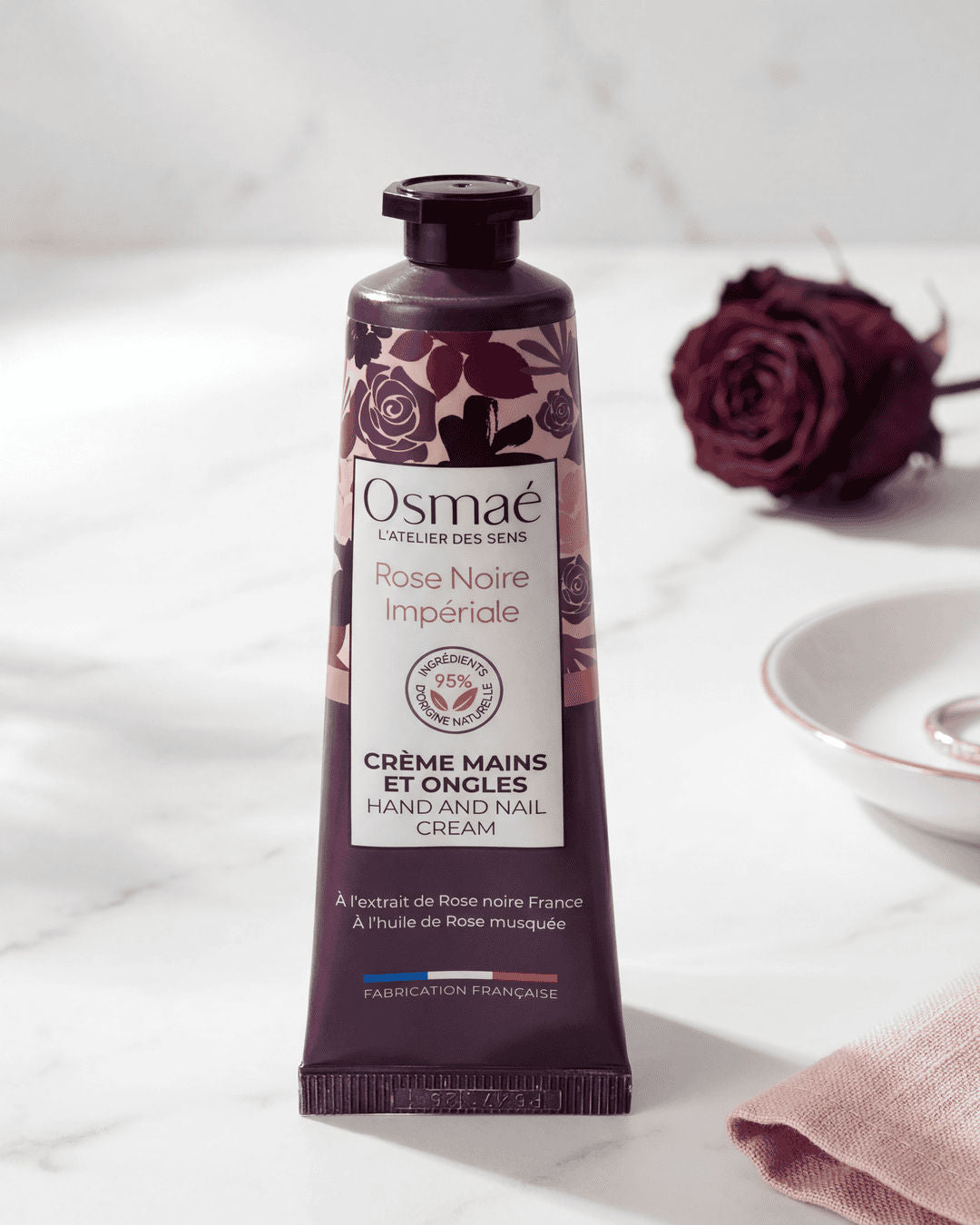Osmaé Rose Noire Impériale Hand & Nail Cream