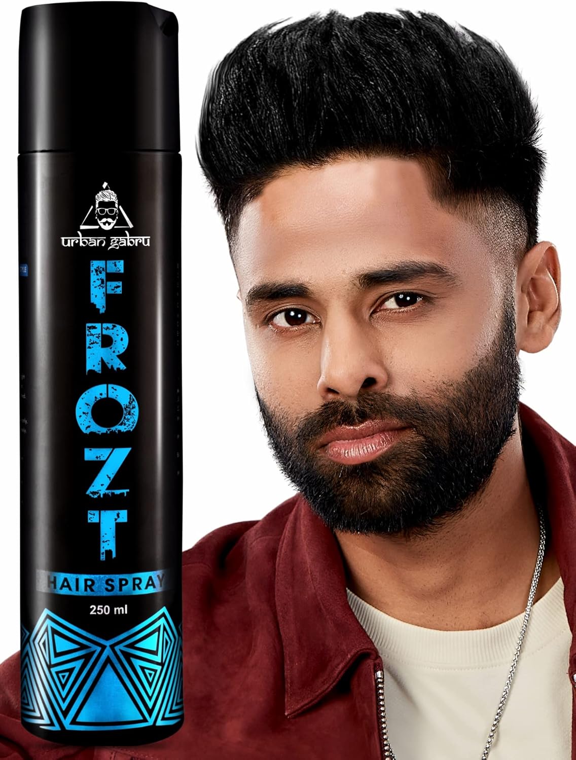 Urban Gabru Frozt Hair Spray for Men & Women | Hair Set Spray 250 ml
