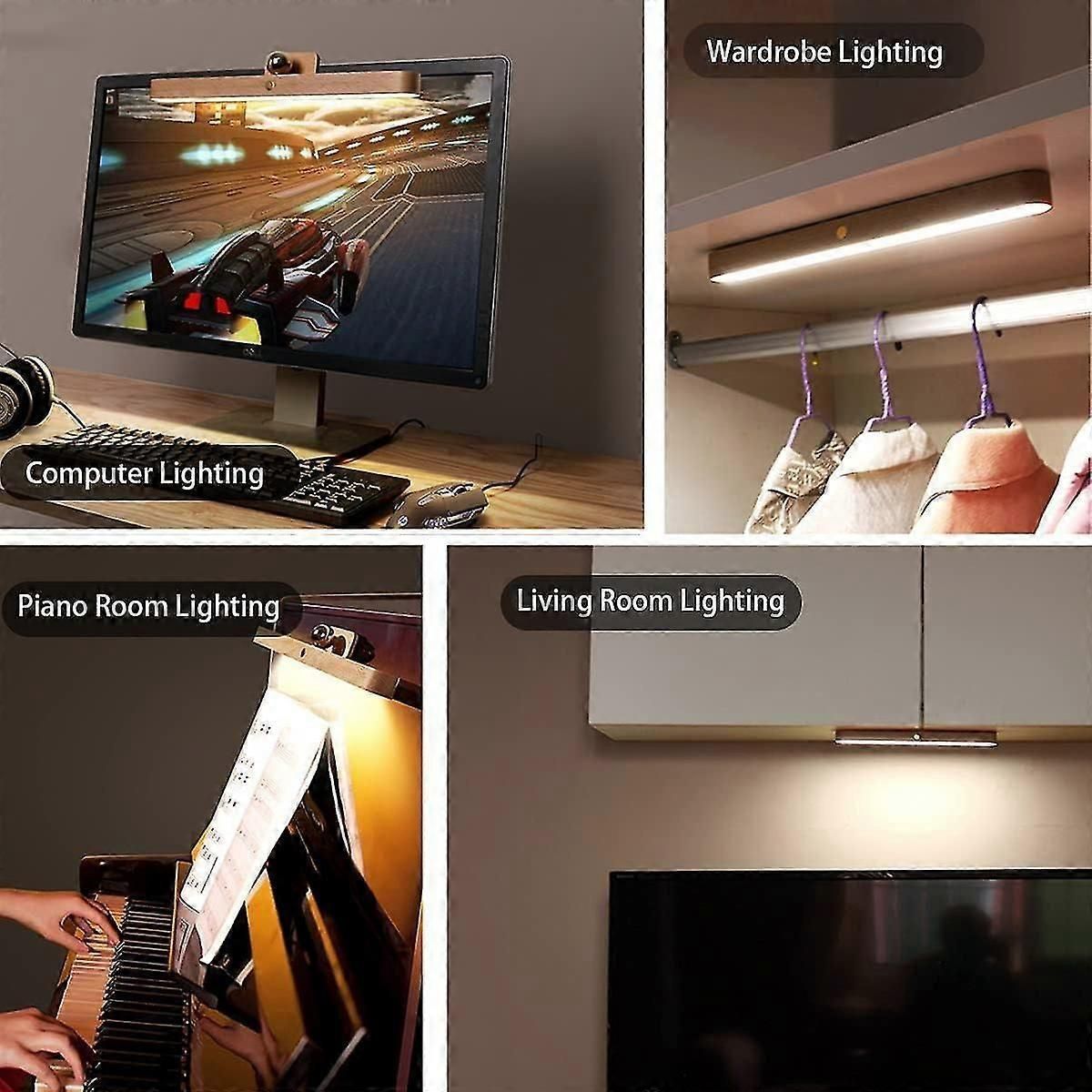 Usb Rechargeable Bathroom Mirror Light Dimmable Touch Led Vanity