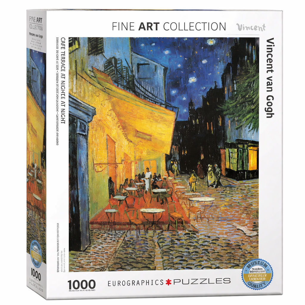 CafÃ© Terrace at Night by Vincent van Gogh 1000-Piece Puzzle