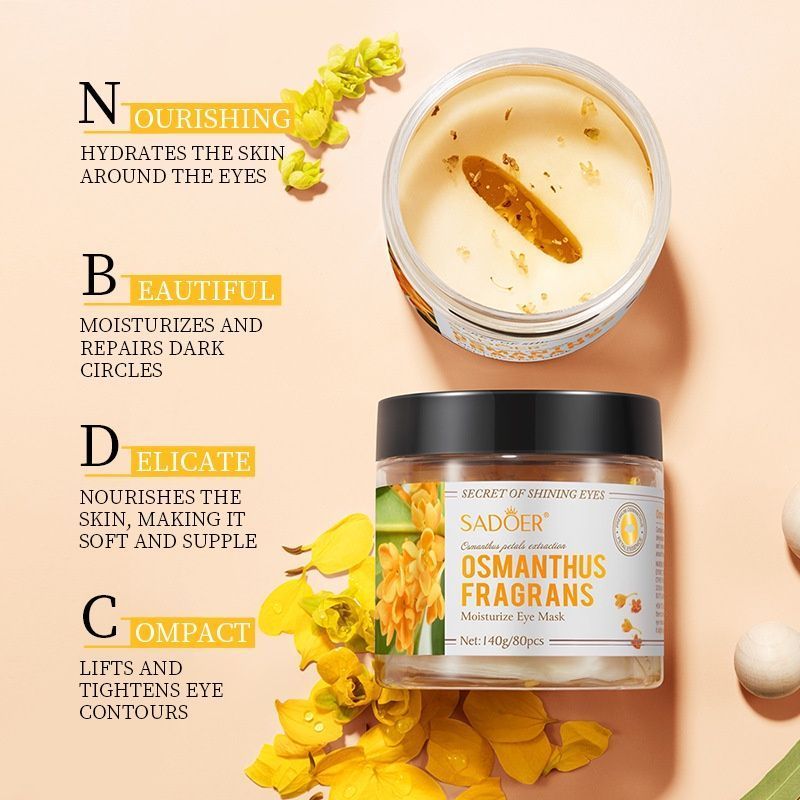 Golden Osmanthus Eye Mask, Moisturizing & Lightening Dark Circles - 001-SD80641
