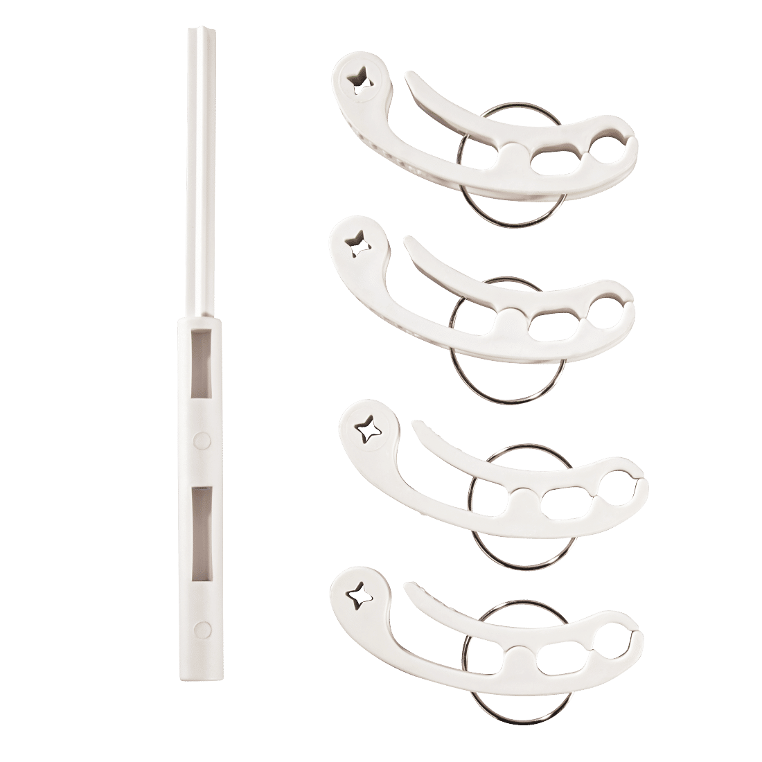 XAVAX 110214 Dishwasher Wine Glass Holder Set, 5-Part