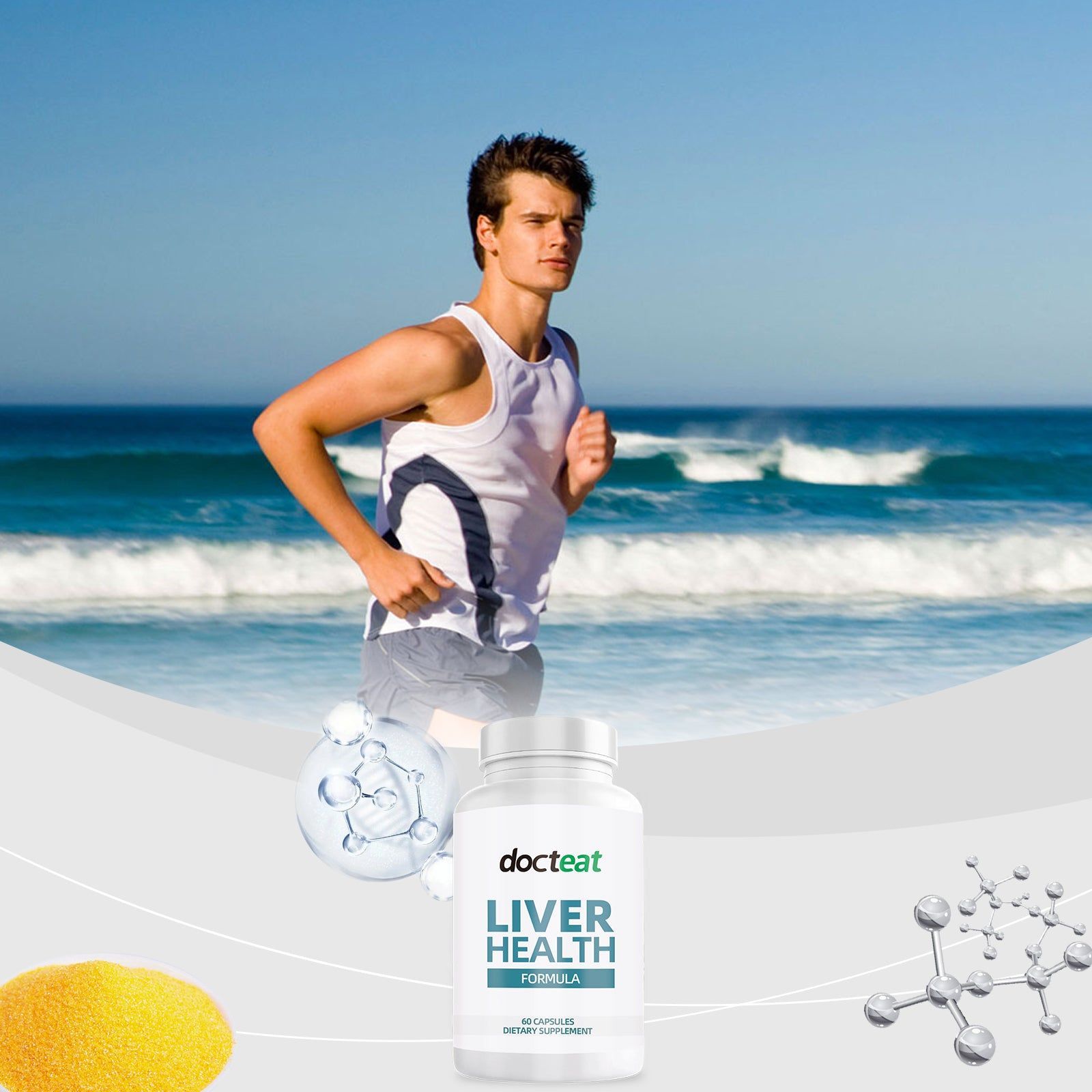 Boost Your Body Care, Support Liver Detox, Relieve Discomfort Naturally ,60 capsules