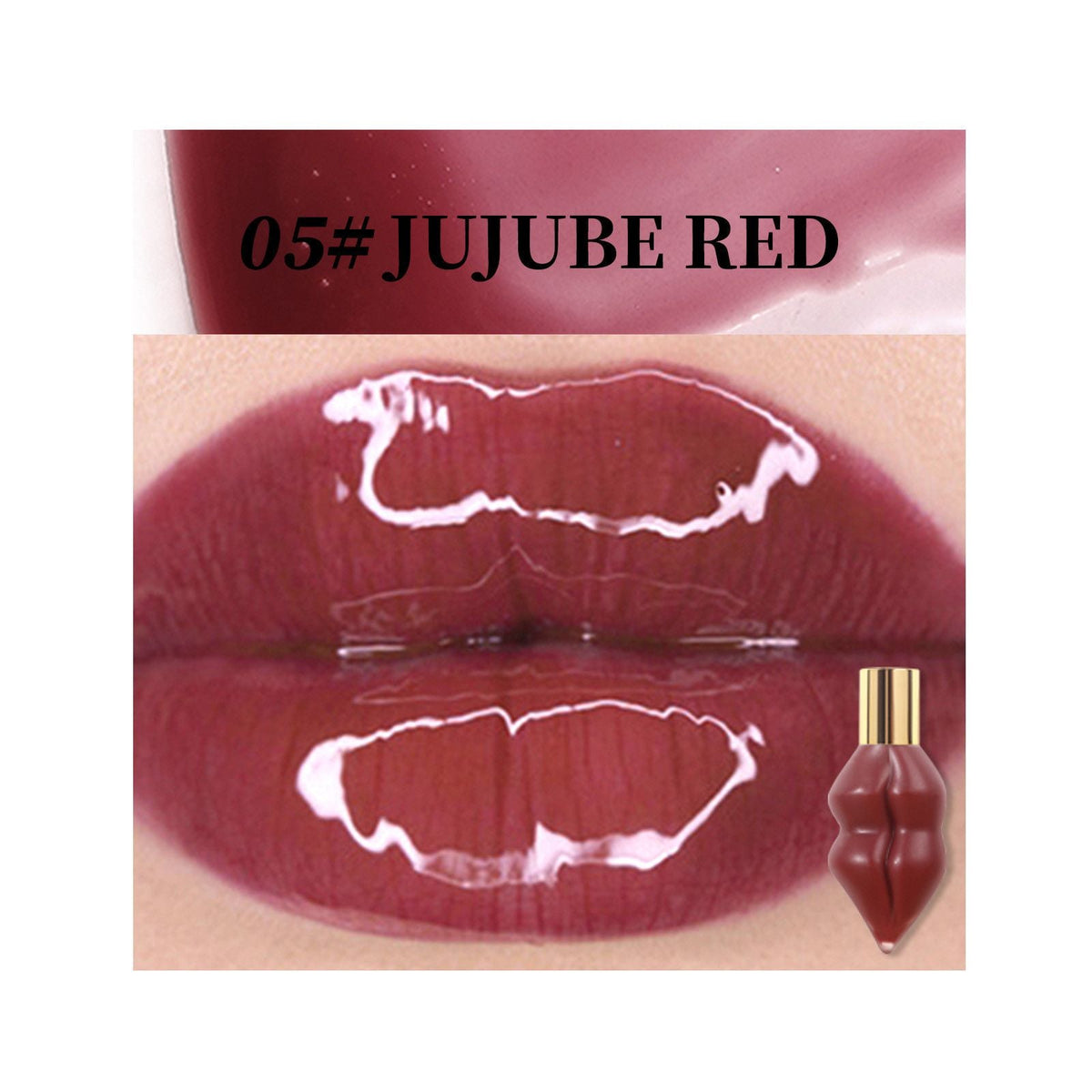 Lip Gloss Ginger Mint Lip Plumping Liquid Lip Color Moisturizing Lip Enhancer Lip Balm