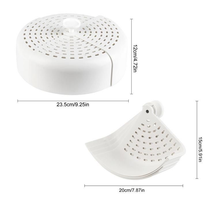 2 Pack Foldable Food Plate Cover Household Anti-fly Vegetable Cover Dish Cover Food Protector