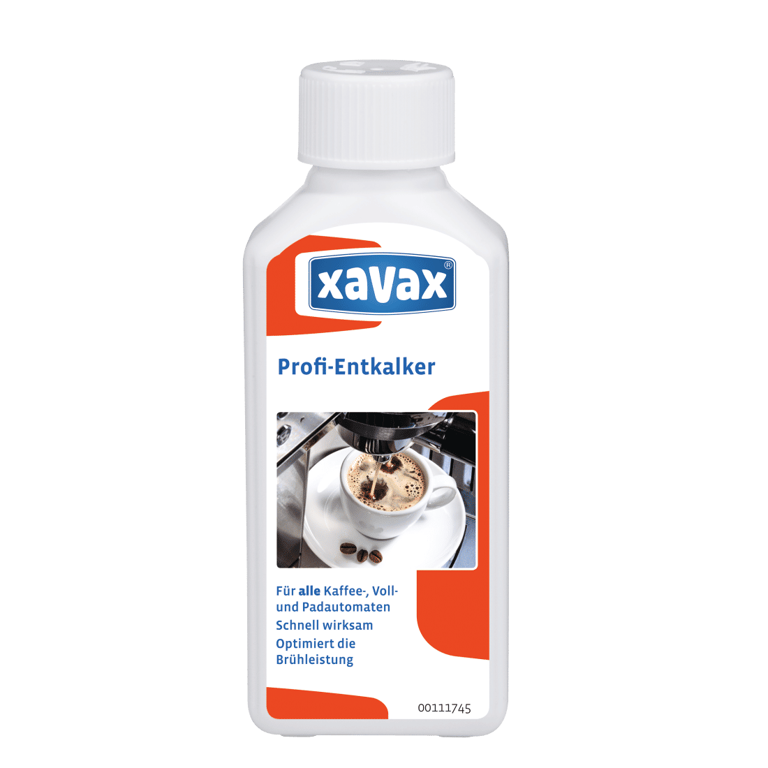 XAVAX 111745 Professional Descaler for Coffee Makers, 250 ml