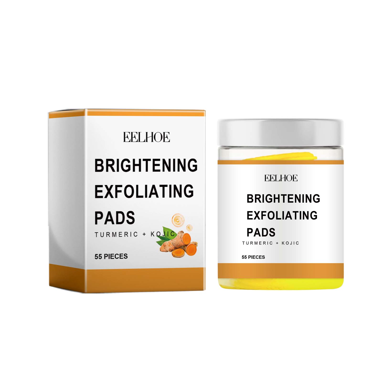 Brightening Exfoliating Pads for Facial Cleansing, Pore Shrinking, Radiant Skin ,55pieces
