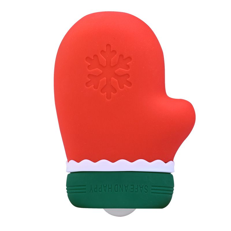 Christmas Hot Water Bottle Water Injection Hand Warmer Winter Silicone Warm Bag