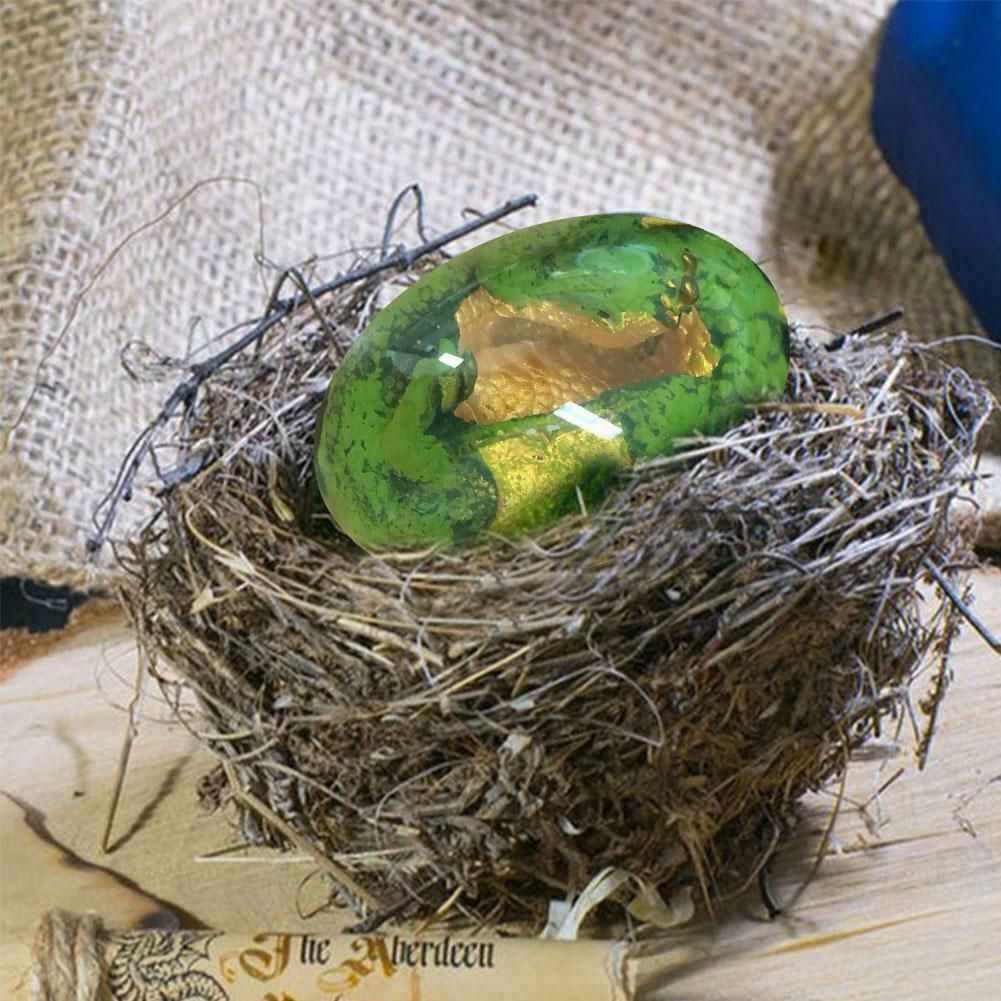 Lava Dragon Egg Dream Crystal Dinosaur Egg Souvenir Resin Sculpture Ornaments Home Decor