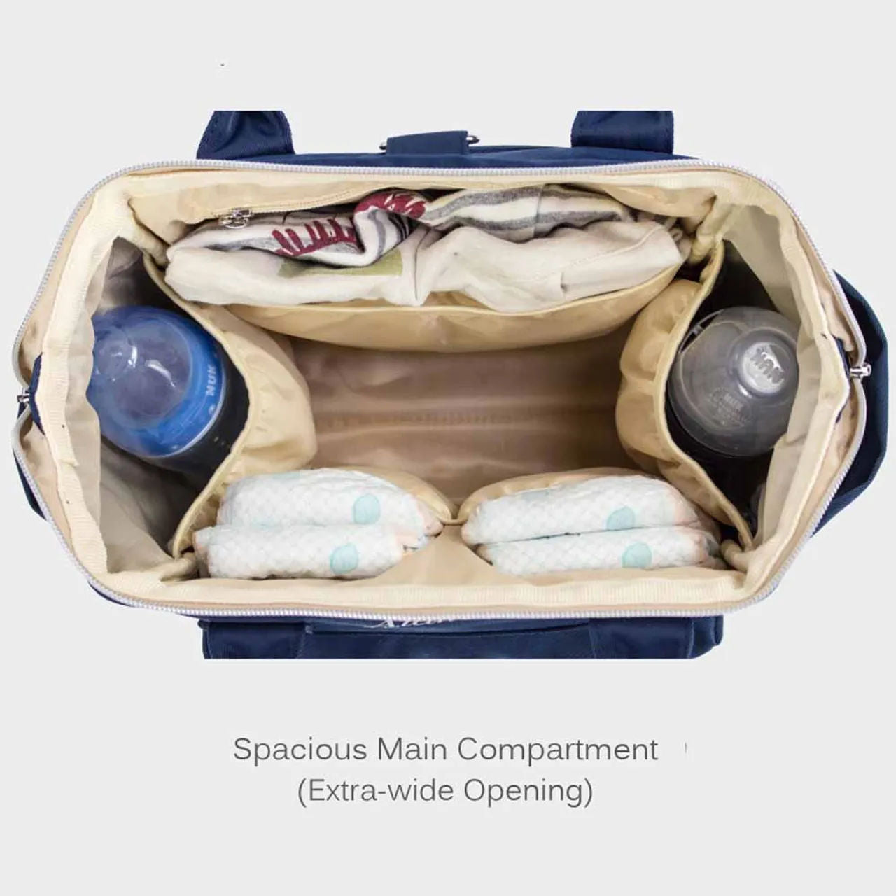 Teknum - مجموعة عربة أطفال وحقيبة صديقة للبيئة - Yellow Wave