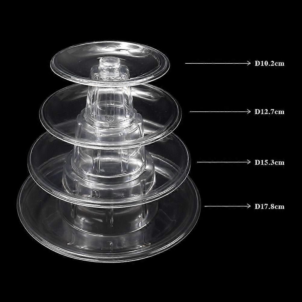Macarons Display Tower 4-Layer Cupcake Stand Food Display Stand