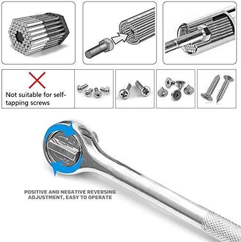 7-19mm Universal Socket Wrench Set Power Drill Ratchet Bushing Spanner Multifunction Hand Tools